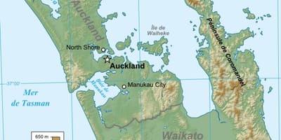 Auckland გეოლოგიური რუკა