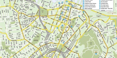 ტურისტული რუკა Auckland